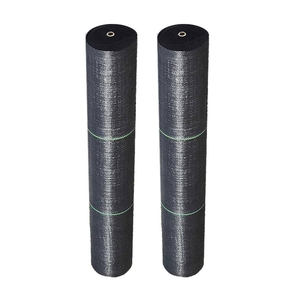 Amazon.co.jp: 防草シート 2m×長さ100m 2本 耐久年数5年 高透水